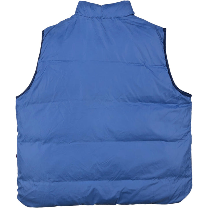 LLBean Reversible Goose Down Vest, Women's, XXL, Vintage polyester blue type Vintage Second Hand