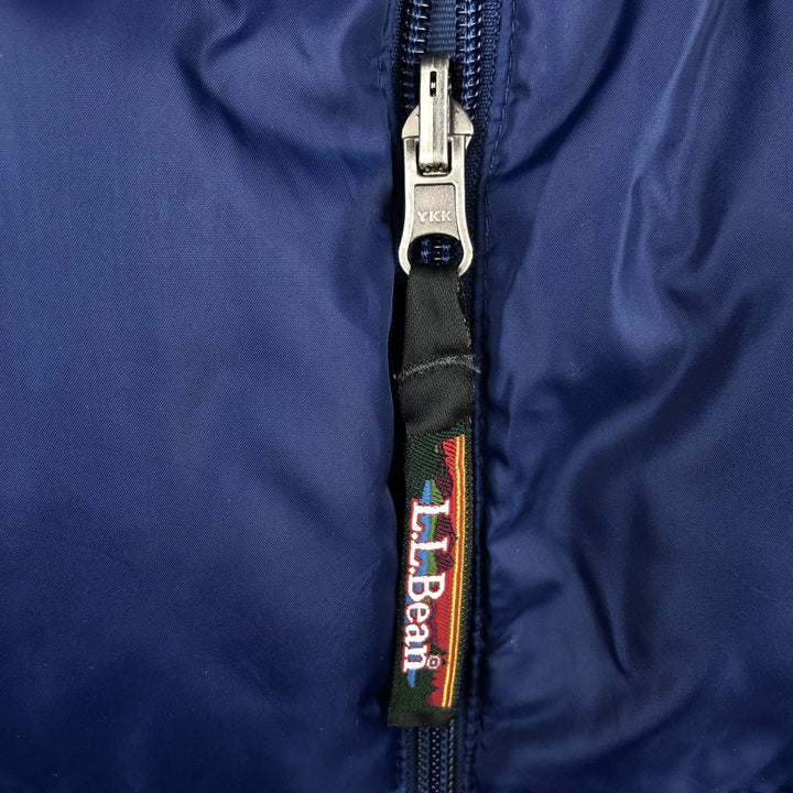 LLBean Reversible Goose Down Vest, Women's, XXL, Vintage polyester blue type Vintage Second Hand