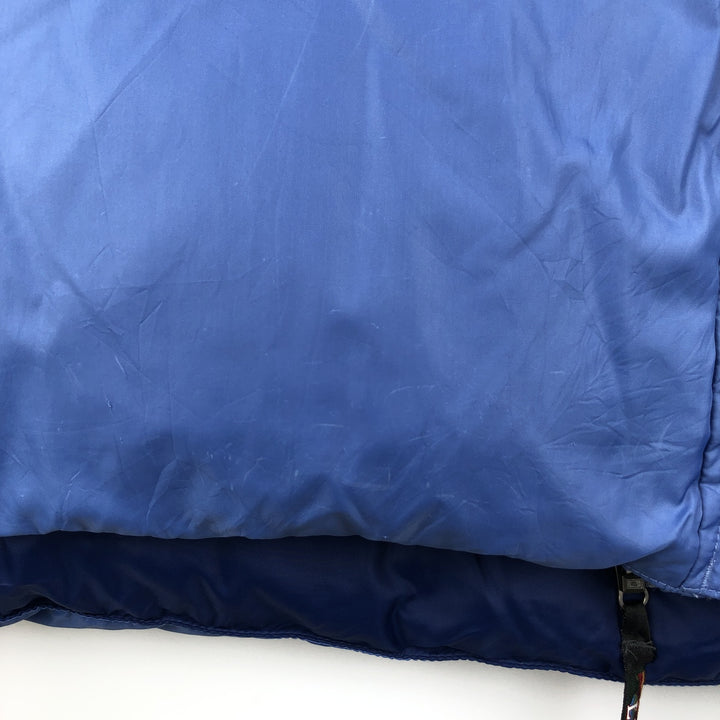 LLBean Reversible Goose Down Vest, Women's, XXL, Vintage polyester blue type Vintage Second Hand