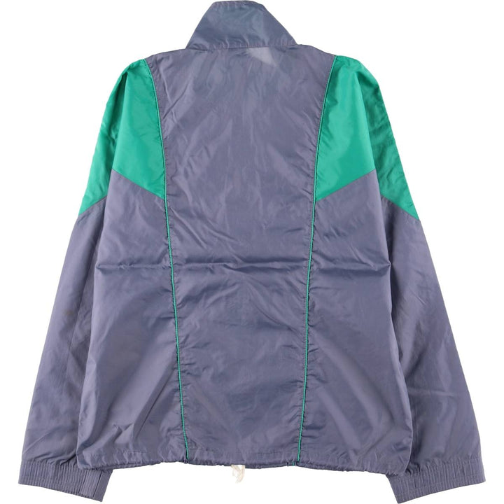 80'S Nike Navy Tag Nylon Jacket Men's M Size Vintage Nylon gray type Vintage Second Hand