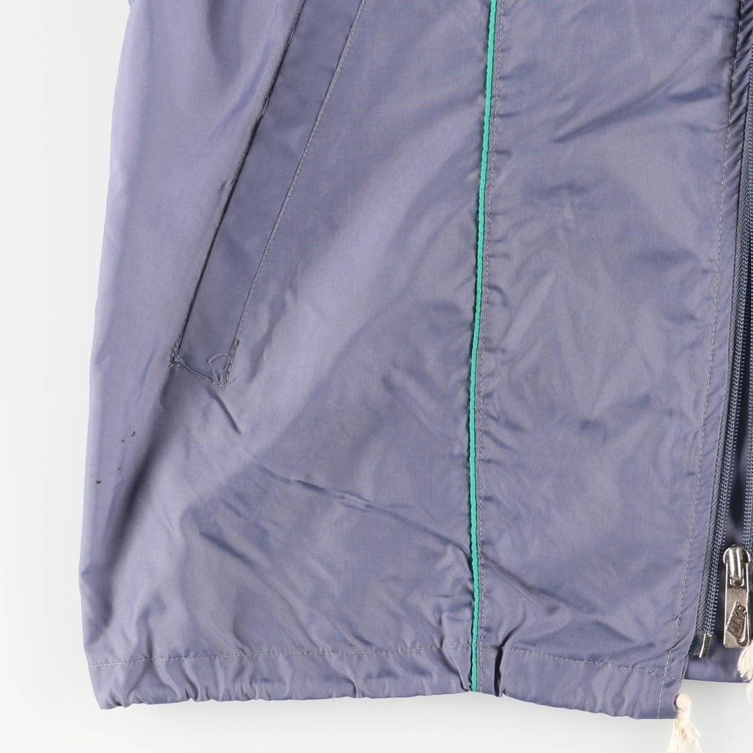 80'S Nike Navy Tag Nylon Jacket Men's M Size Vintage Nylon gray type Vintage Second Hand
