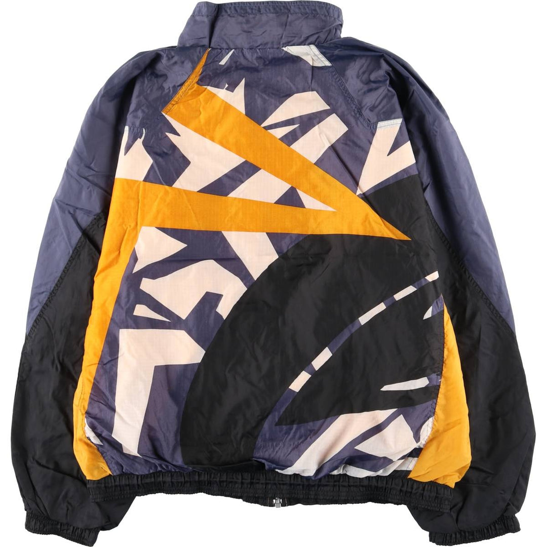 Vintage 90'S Nike silver tag ripstop nylon jacket, men's size XL Nylon black type Vintage Second Hand