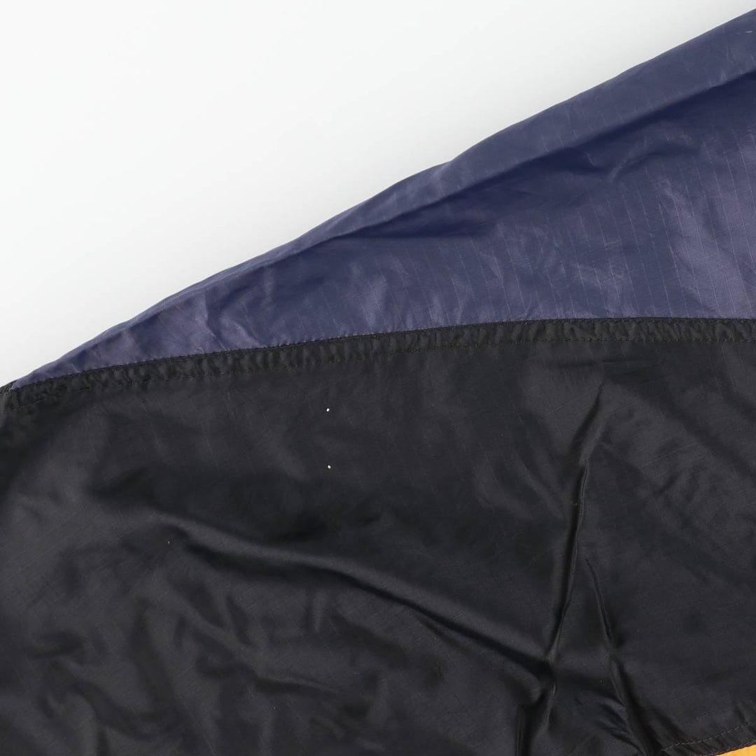 Vintage 90'S Nike silver tag ripstop nylon jacket, men's size XL Nylon black type Vintage Second Hand