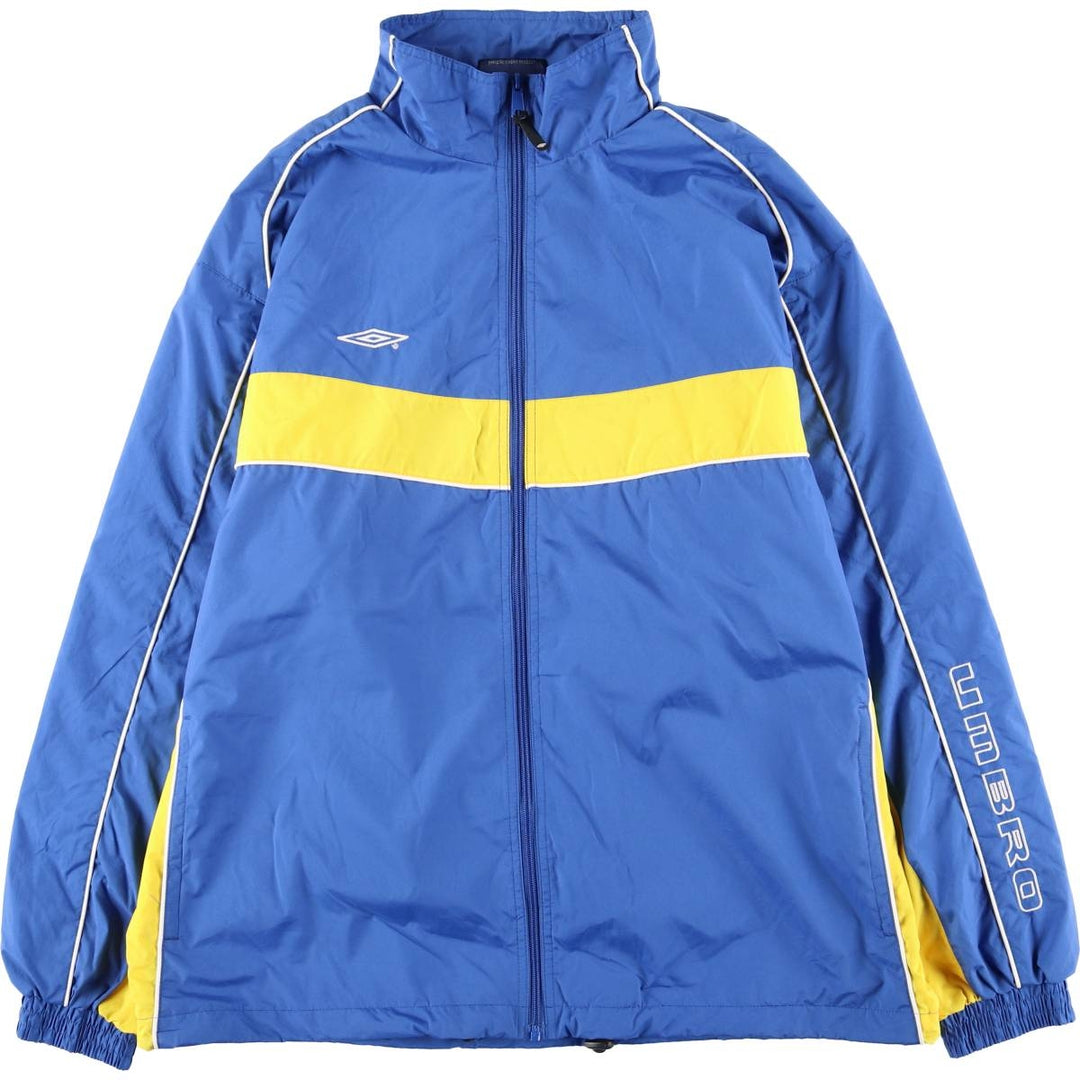 90s-00'S Umbro Windbreaker, Men's Size L polyester blue type Vintage Second Hand