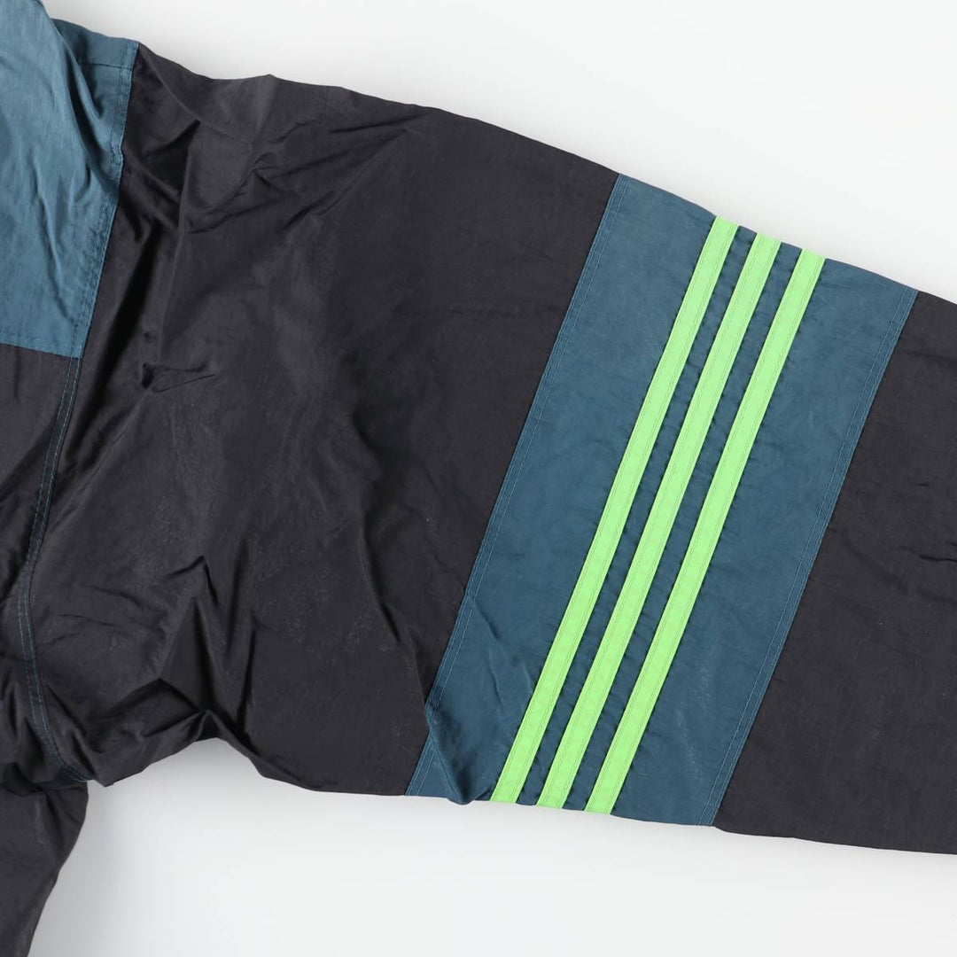 90'S Adidas Windbreaker Men's Size L Vintage unclear turquoise blue Vintage Second Hand