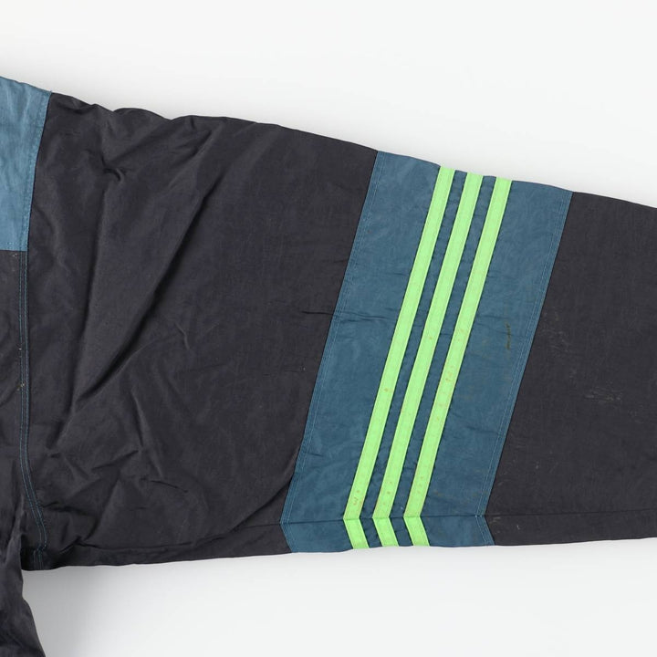 90'S Adidas Windbreaker Men's Size L Vintage unclear turquoise blue Vintage Second Hand