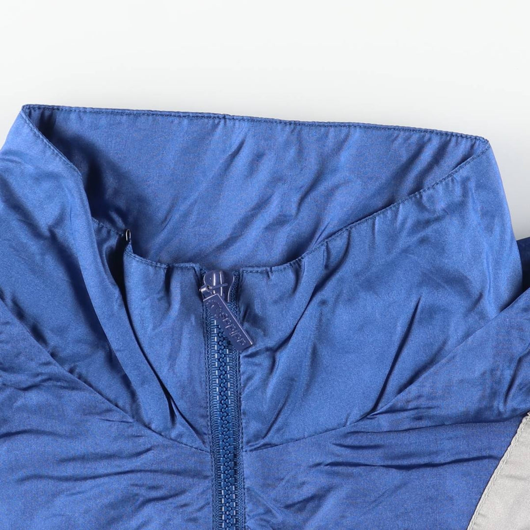 80'S Adidas nylon jacket, men's size L, vintage Nylon blue type Vintage Second Hand