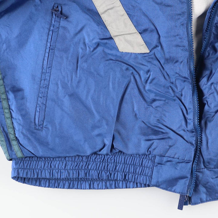 80'S Adidas nylon jacket, men's size L, vintage Nylon blue type Vintage Second Hand