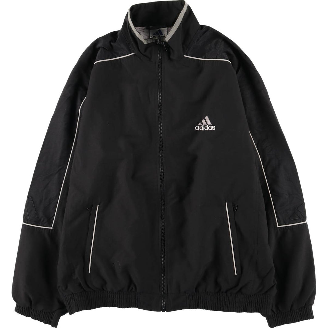 90'S Adidas Windbreaker Men's Size L Vintage polyester black type Vintage Second Hand