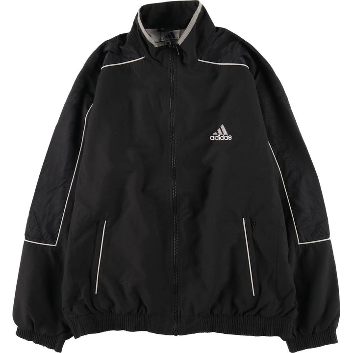 90'S Adidas Windbreaker Men's Size L Vintage polyester black type Vintage Second Hand