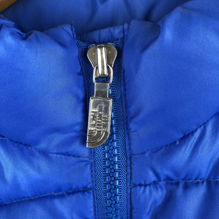 Vintage 1980'S The North Face brown tag down vest, women's size L Nylon blue type Vintage Second Hand
