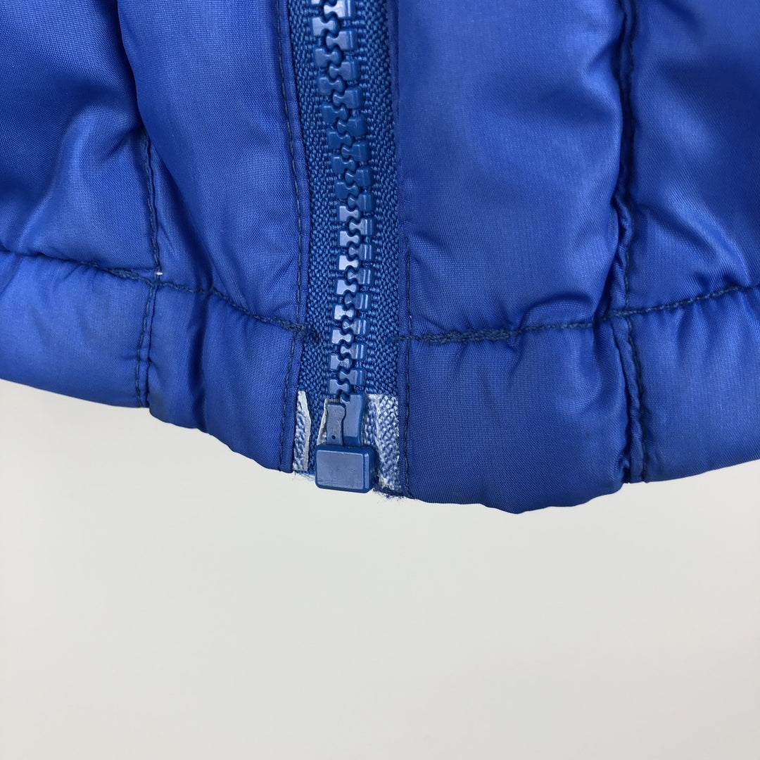 Vintage 1980'S The North Face brown tag down vest, women's size L Nylon blue type Vintage Second Hand
