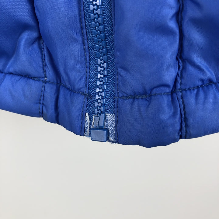 Vintage 1980'S The North Face brown tag down vest, women's size L Nylon blue type Vintage Second Hand