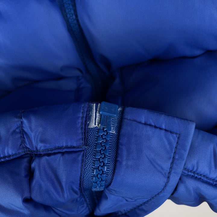 Vintage 1980'S The North Face brown tag down vest, women's size L Nylon blue type Vintage Second Hand