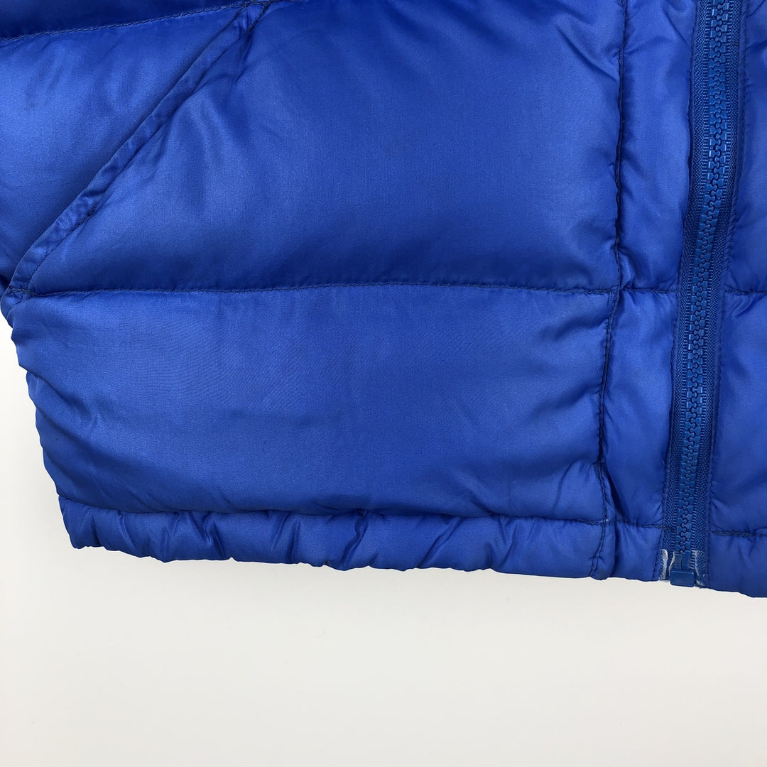 Vintage 1980'S The North Face brown tag down vest, women's size L Nylon blue type Vintage Second Hand