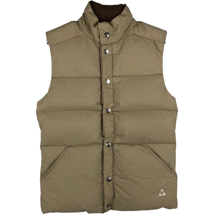 Vintage 1980'S Gerry reversible down vest, made in the USA, size small, women's unclear Beige type Vintage Second Hand