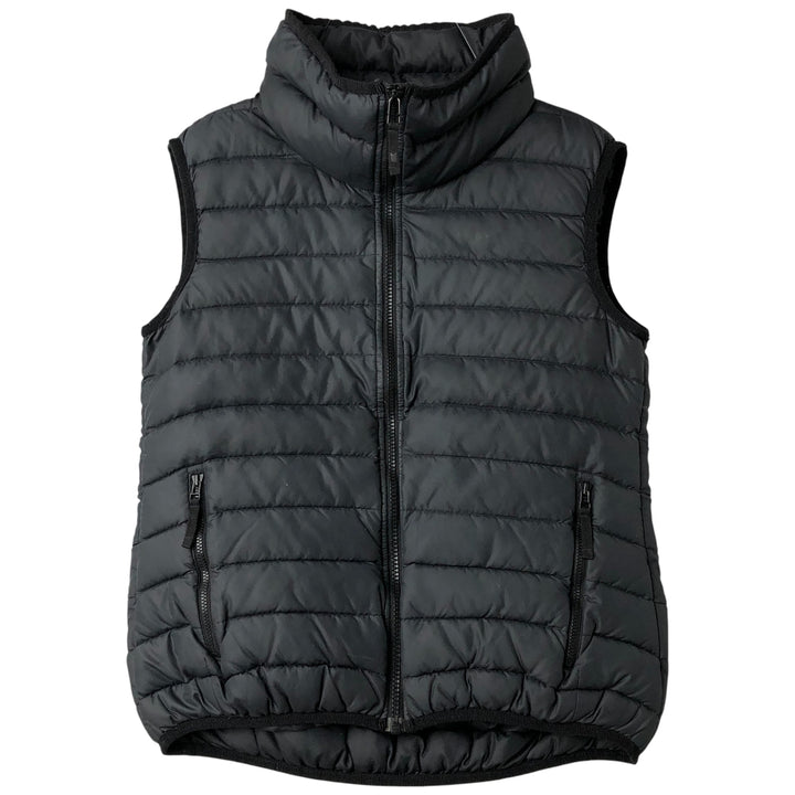Nike padded down vest, women's size S polyester black type Vintage Second Hand