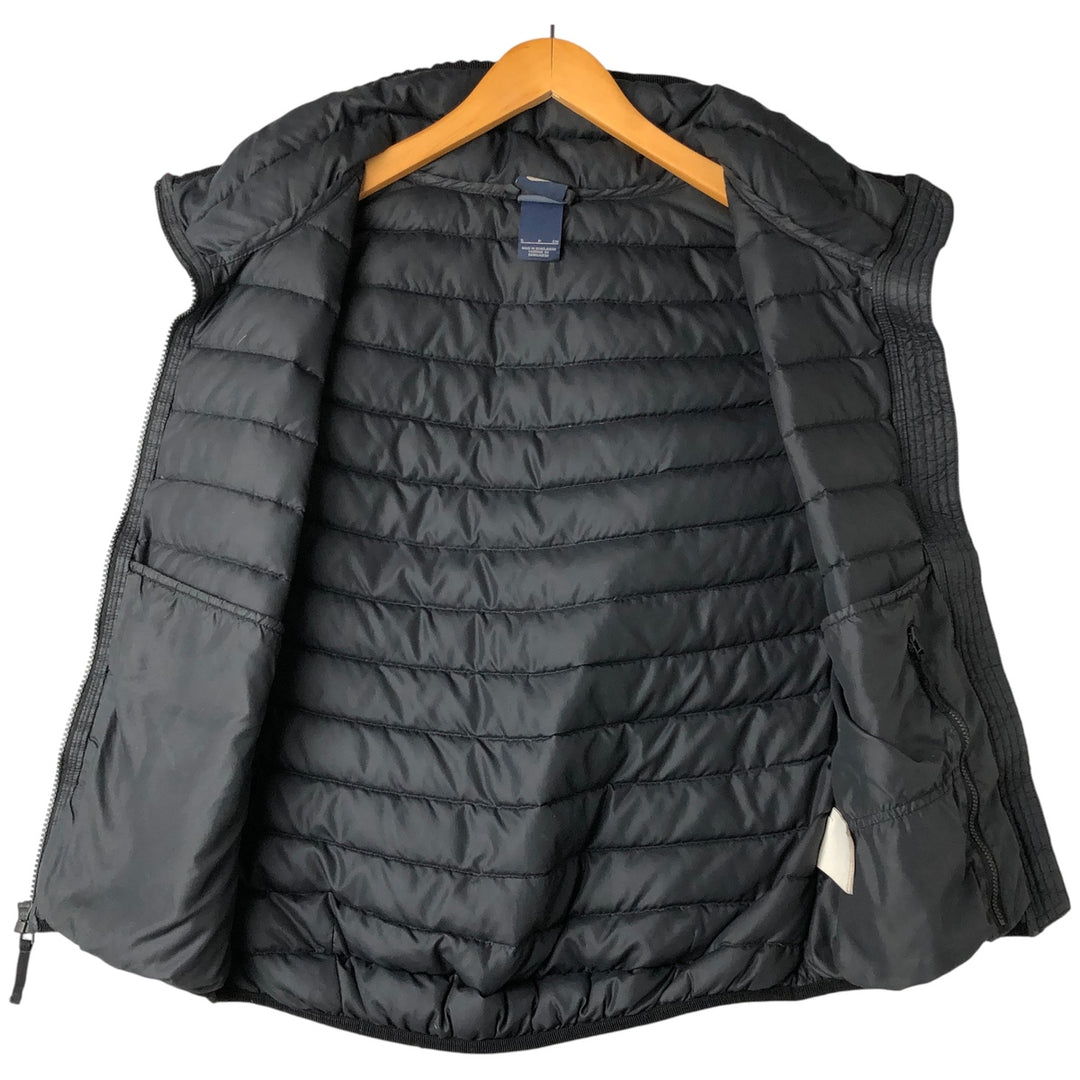 Nike padded down vest, women's size S polyester black type Vintage Second Hand