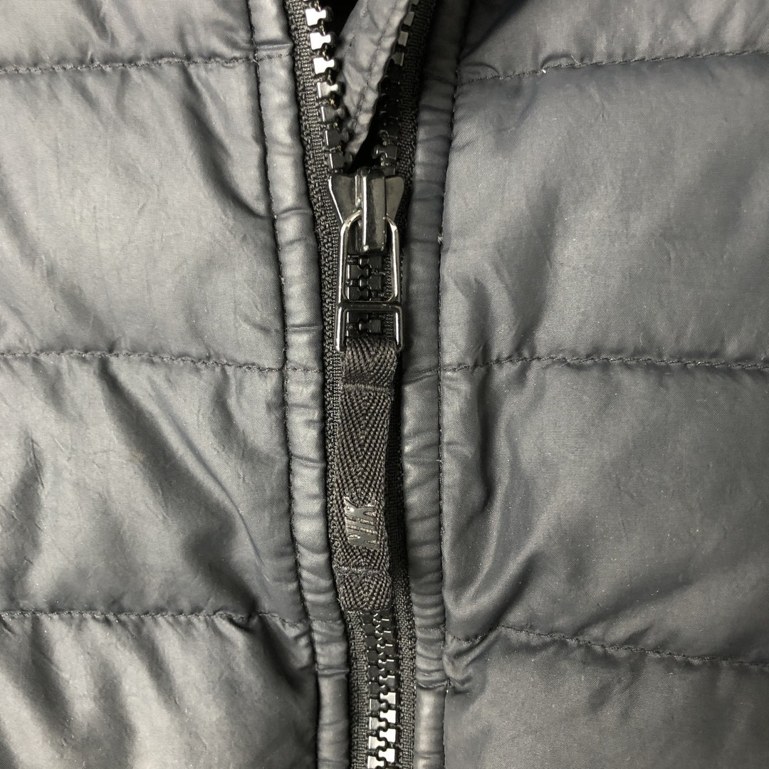 Nike padded down vest, women's size S polyester black type Vintage Second Hand