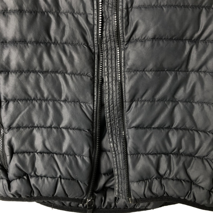 Nike padded down vest, women's size S polyester black type Vintage Second Hand