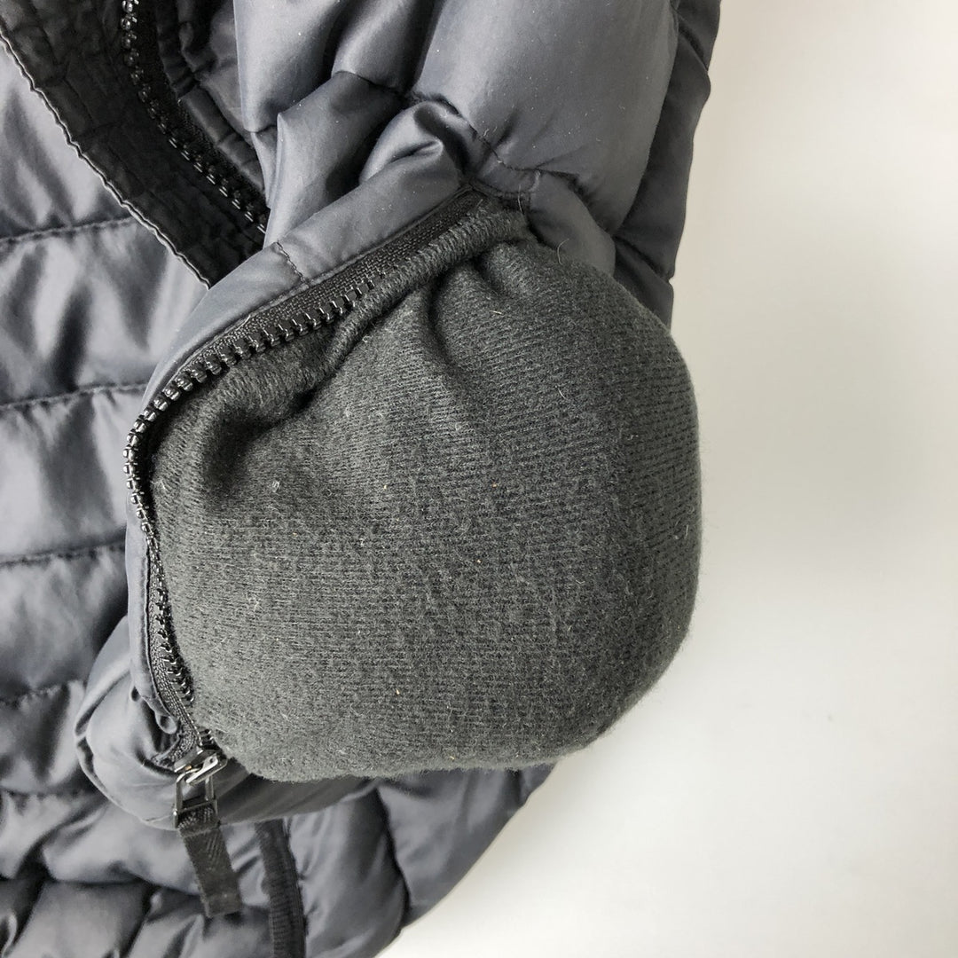 Nike padded down vest, women's size S polyester black type Vintage Second Hand