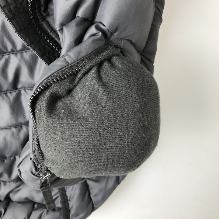 Nike padded down vest, women's size S polyester black type Vintage Second Hand