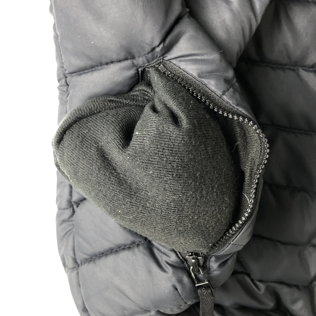 Nike padded down vest, women's size S polyester black type Vintage Second Hand