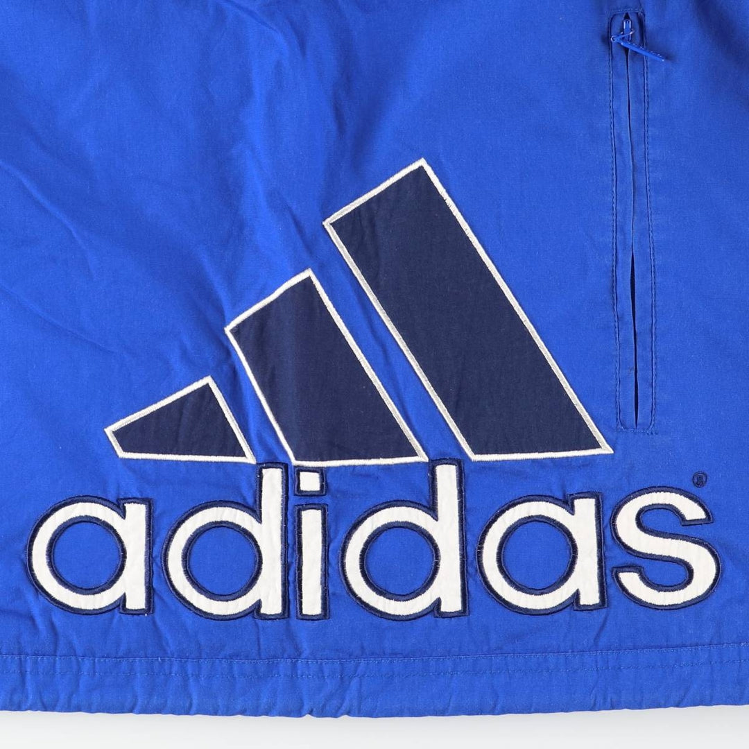 90'S Adidas Windbreaker Men's S Size Vintage polyester blue type Vintage Second Hand