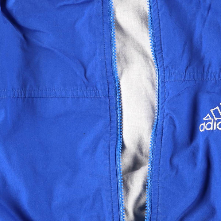 90'S Adidas Windbreaker Men's S Size Vintage polyester blue type Vintage Second Hand