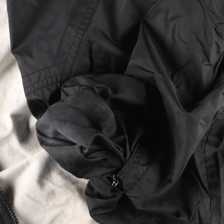 90'S Nike NIKE Nylon Jacket Men's M Size Vintage Nylon black type Vintage Second Hand