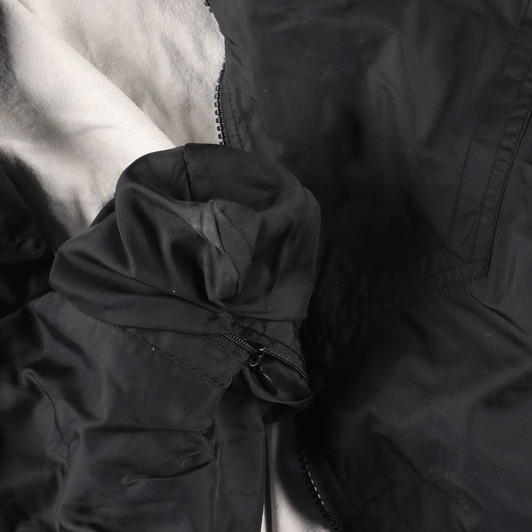 90'S Nike NIKE Nylon Jacket Men's M Size Vintage Nylon black type Vintage Second Hand