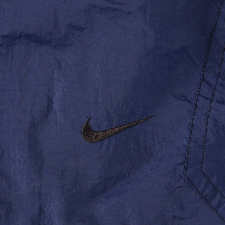 90'S Nike NIKE Nylon Jacket Men's XL Size Vintage Nylon navy blue type Vintage Second Hand