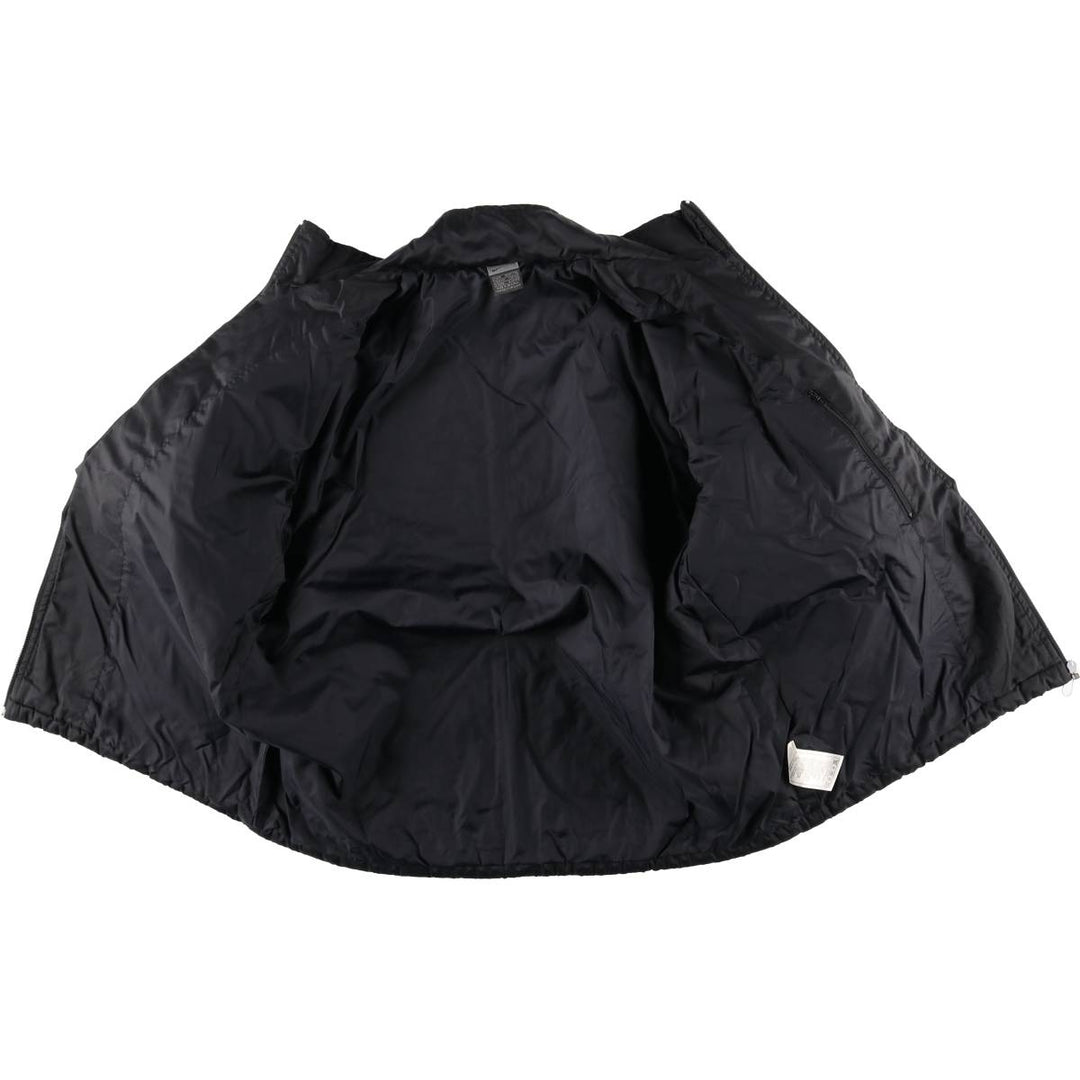 2000'S Nike padded puffer jacket, men's size M Nylon black type Vintage Second Hand