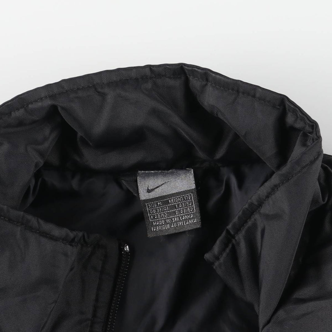 2000'S Nike padded puffer jacket, men's size M Nylon black type Vintage Second Hand
