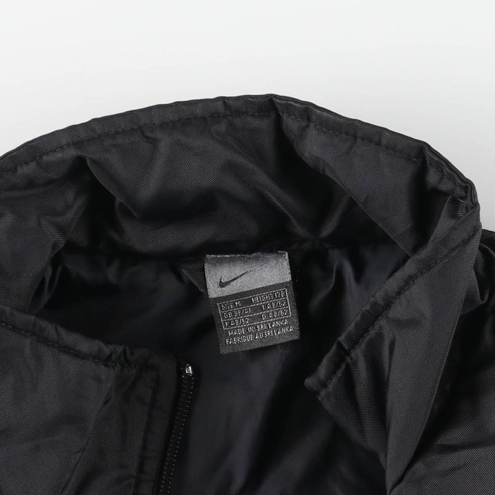 2000'S Nike padded puffer jacket, men's size M Nylon black type Vintage Second Hand