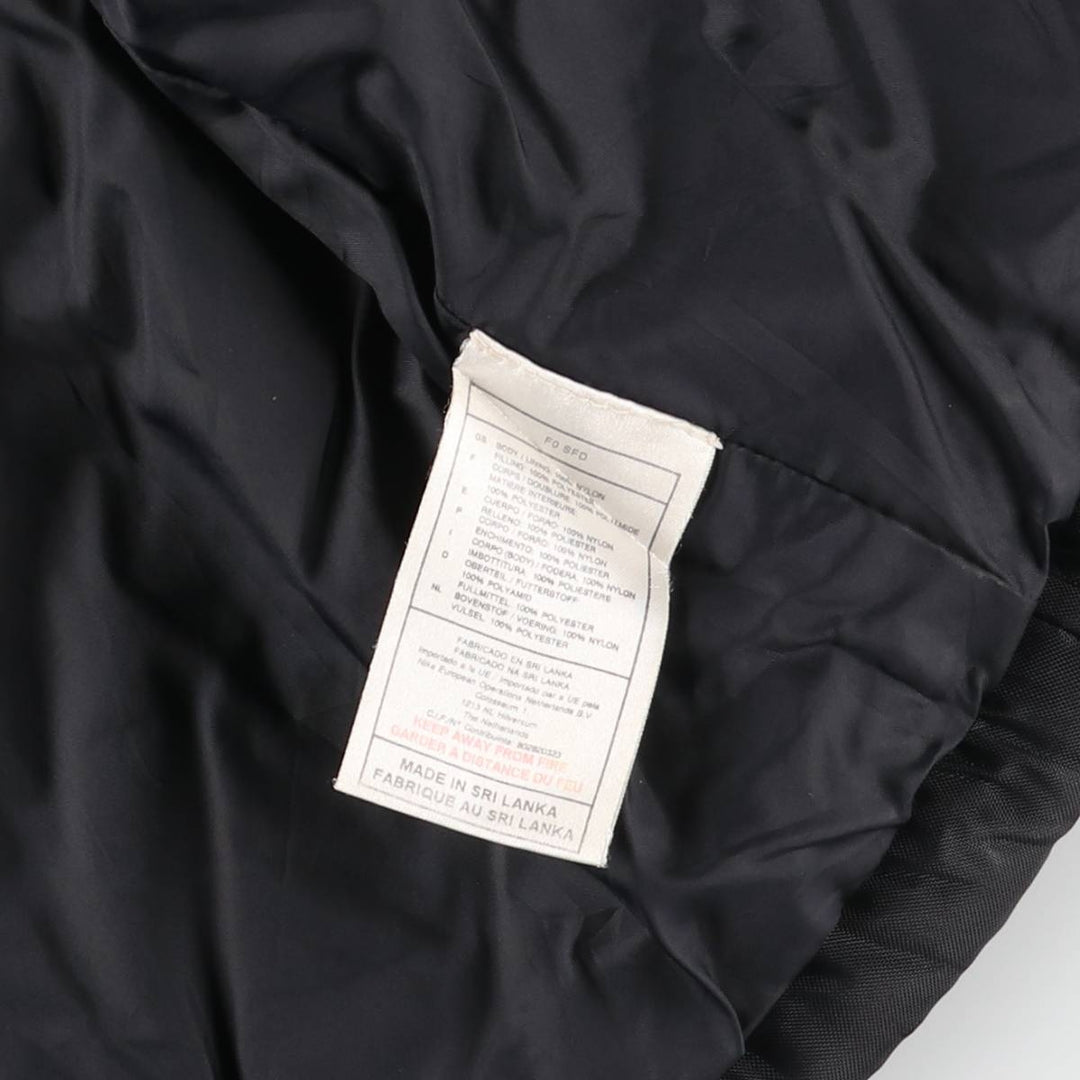 2000'S Nike padded puffer jacket, men's size M Nylon black type Vintage Second Hand