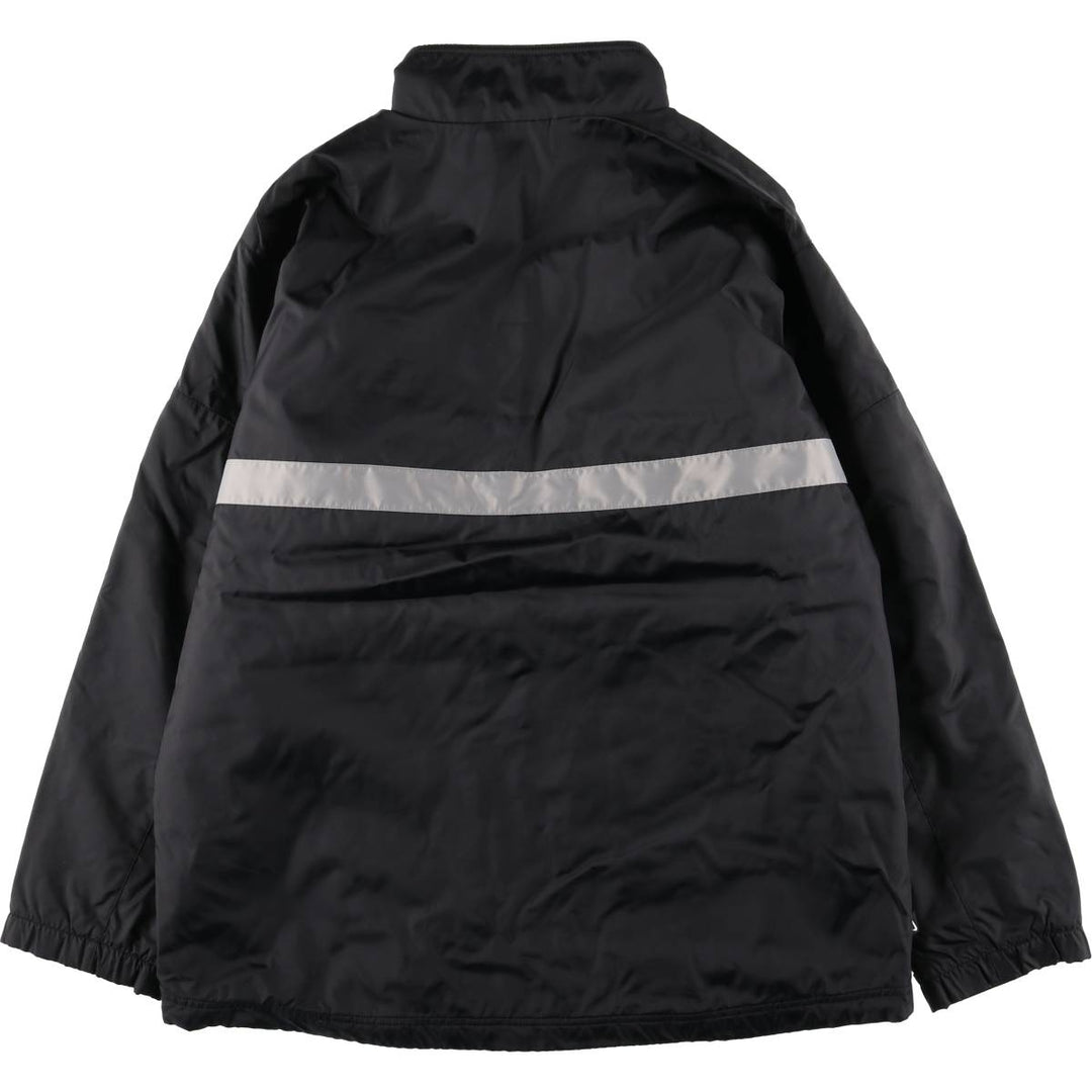 00'S Nike padded puffer jacket, men's XL size Nylon black type Vintage Second Hand