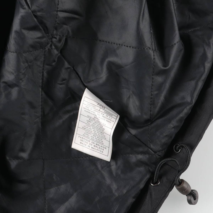 00'S Nike padded puffer jacket, men's XL size Nylon black type Vintage Second Hand