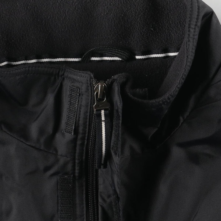 00'S Nike padded puffer jacket, men's XL size Nylon black type Vintage Second Hand