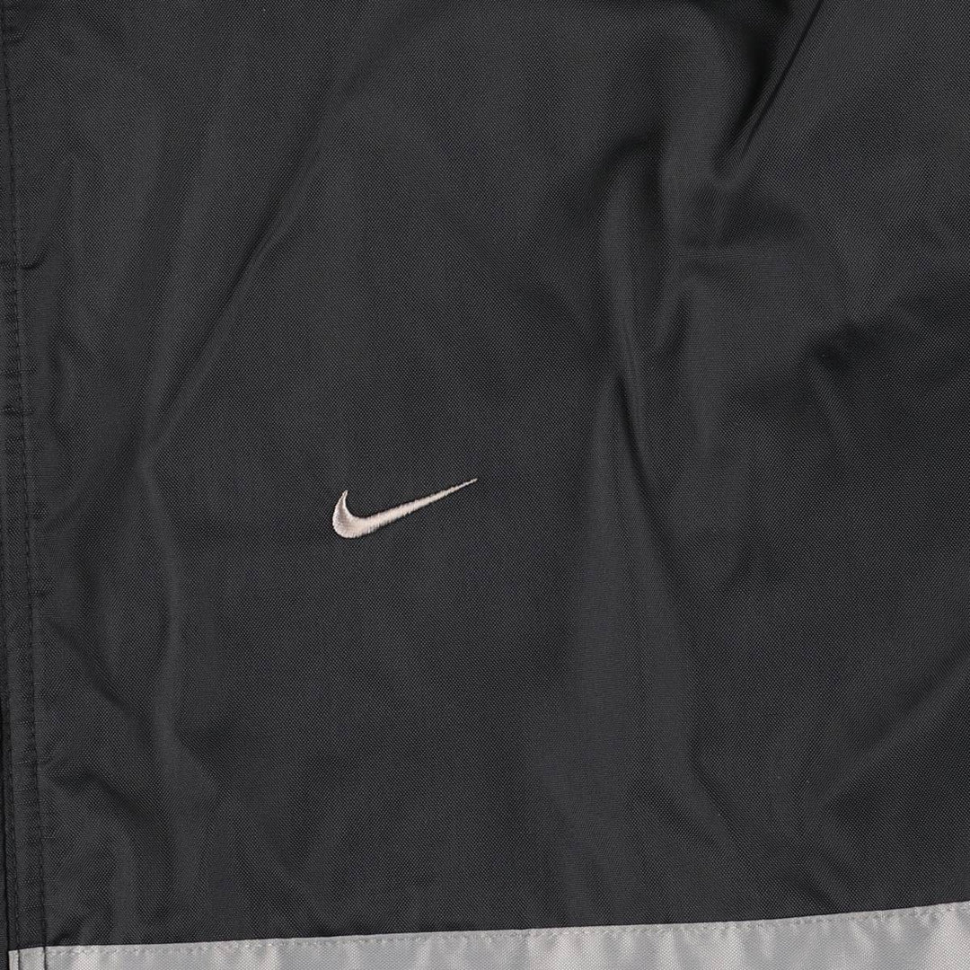 00'S Nike padded puffer jacket, men's XL size Nylon black type Vintage Second Hand