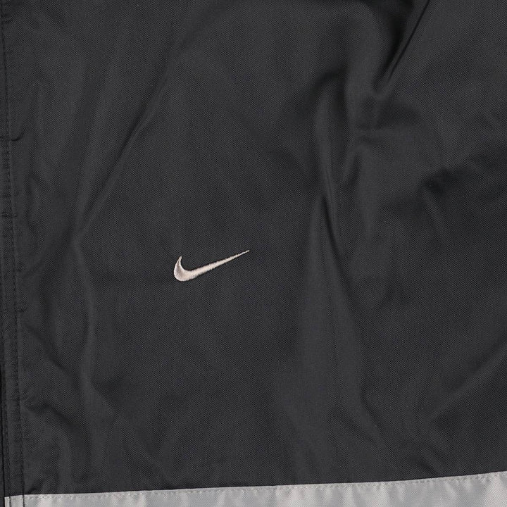 00'S Nike padded puffer jacket, men's XL size Nylon black type Vintage Second Hand