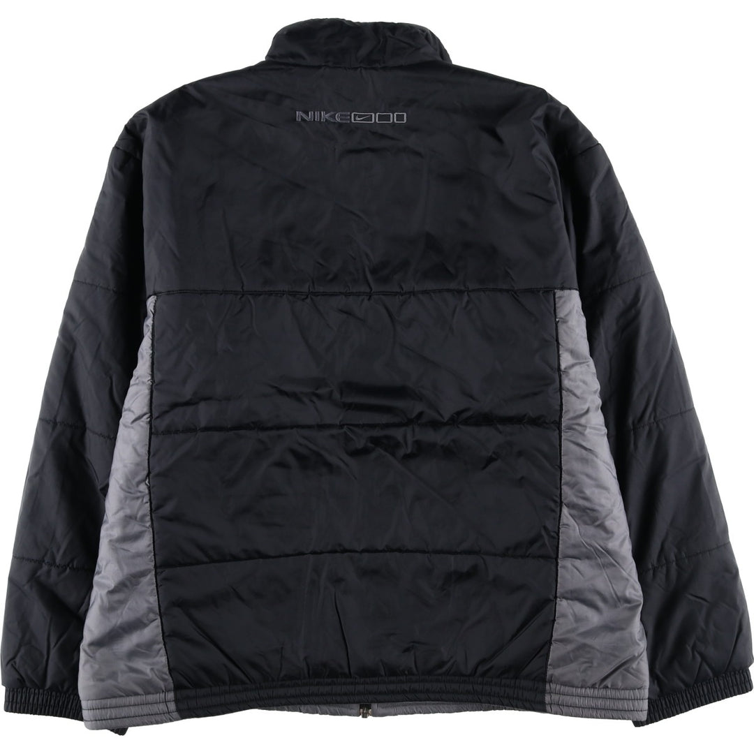 2000'S Nike Ripstop Reversible Padded Puffer Jacket, Men's Size L unclear black type Vintage Second Hand