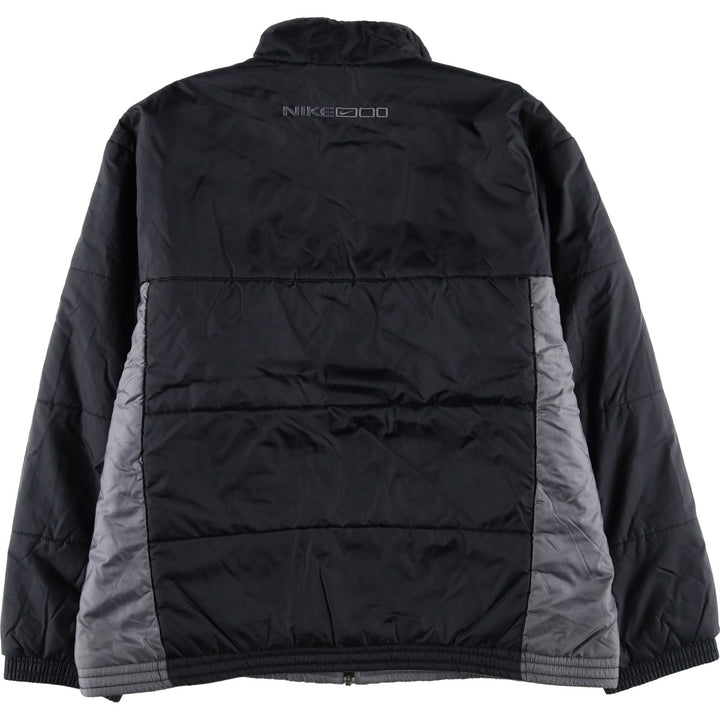 2000'S Nike Ripstop Reversible Padded Puffer Jacket, Men's Size L unclear black type Vintage Second Hand