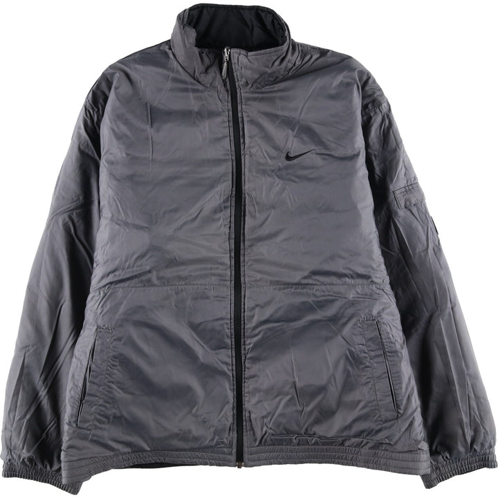 2000'S Nike Ripstop Reversible Padded Puffer Jacket, Men's Size L unclear black type Vintage Second Hand