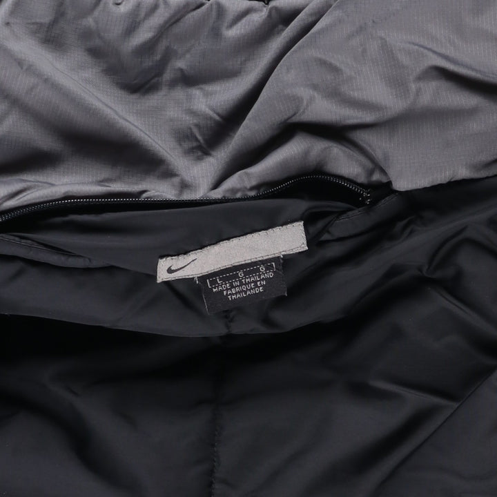 2000'S Nike Ripstop Reversible Padded Puffer Jacket, Men's Size L unclear black type Vintage Second Hand