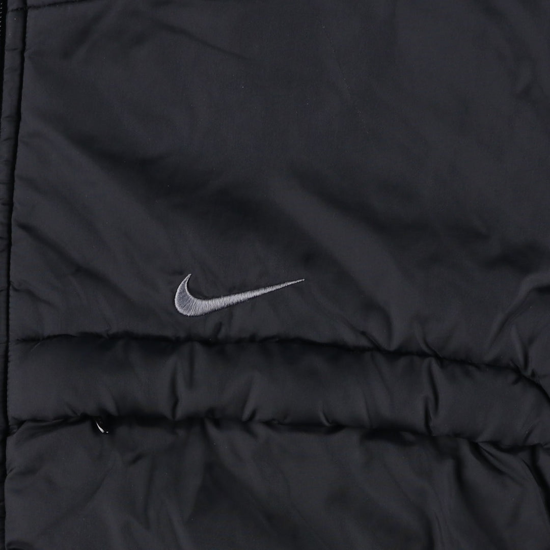 2000'S Nike Ripstop Reversible Padded Puffer Jacket, Men's Size L unclear black type Vintage Second Hand