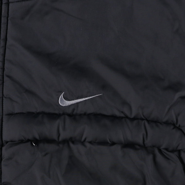 2000'S Nike Ripstop Reversible Padded Puffer Jacket, Men's Size L unclear black type Vintage Second Hand