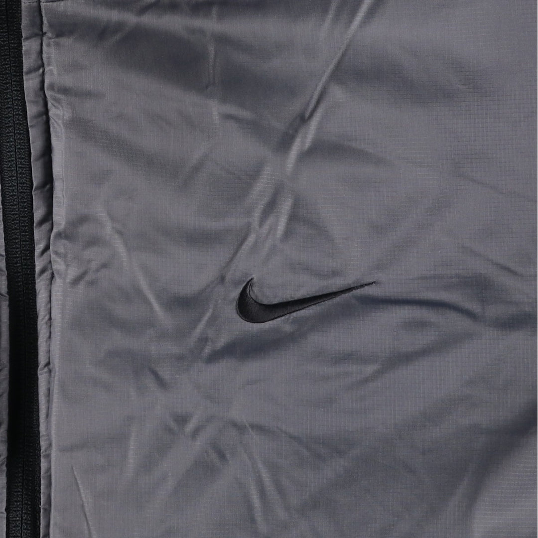2000'S Nike Ripstop Reversible Padded Puffer Jacket, Men's Size L unclear black type Vintage Second Hand