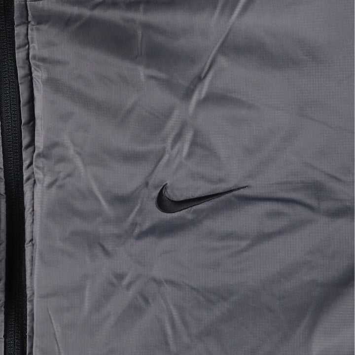 2000'S Nike Ripstop Reversible Padded Puffer Jacket, Men's Size L unclear black type Vintage Second Hand