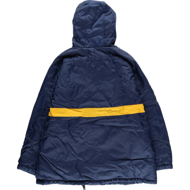 2000'S Nike Reversible Back Logo Fleece and Padded Puffer Jacket, Men's Size XL Nylon navy blue type Vintage Second Hand